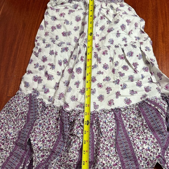 Uniqlo tunic maxi dress boho detachable strap stretch S 0 - Picture 5 of 8